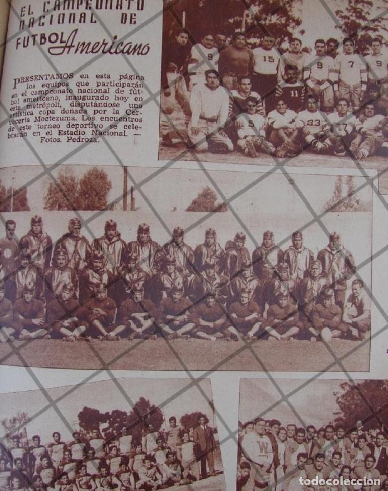 Collezionismo di affissi: AFICHE ANTIGUO 1939 COPA CERVECERIA MOCTEZUMA DE FUTBOL AMERICANO