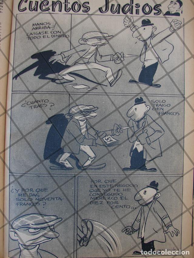 Collezionismo di affissi: RARA TIRA COMICA ANTIGUA. 1939 CUENTOS JUDIOS /ANGEL ZAMARRIPA 7