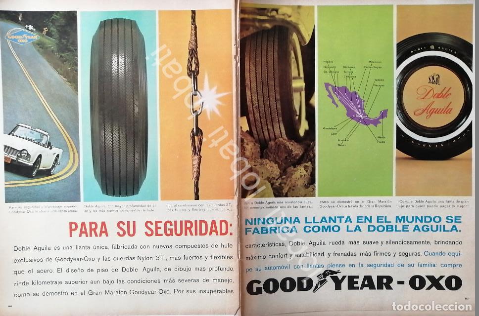 Collezionismo di affissi: CARTEL ANTIGUO ORIGINAL DE LLANTAS GOODYEAR DOBLE AGUILA 1964 /101