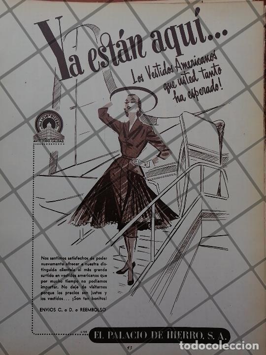 Colecionismo de cartazes: CARTEL ANTIGUO TIENDA EL PALACIO DE HIERRO 1951 /860