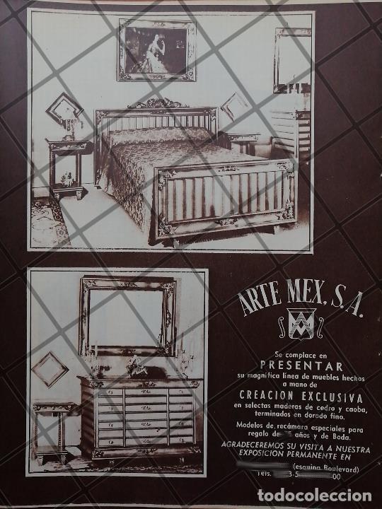 Colecionismo de cartazes: CARTEL ANTIGUO TIENDA ARTE MEX S.A 1951 /862