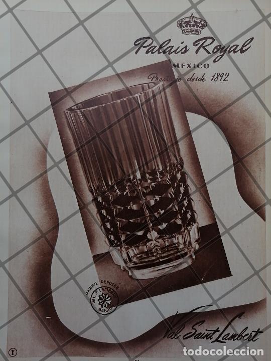 Colecionismo de cartazes: CARTEL ANTIGUO TIENDA PALAIS ROYAL CRISTAL VAL SAINT LAMBERT