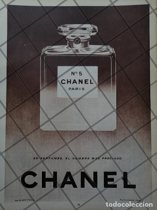 Colecionismo de cartazes: CARTEL PUBLICITARIO ANTIGUO PERFUME. CHANEL No 5 /1951