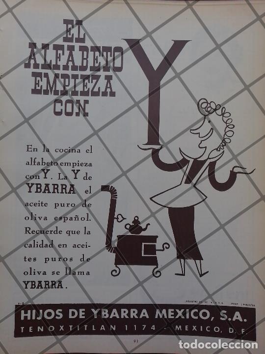 Colecionismo de cartazes: CARTEL DE PUBLICIDAD ANTIGUA ACEITE DE OLIVA YBARRA 1951
