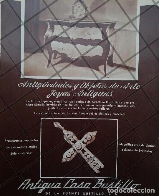 Colecionismo de cartazes: CARTEL ANTIGUO JOYERIA DE LA FUENTE BUSTILLO 1951 /872