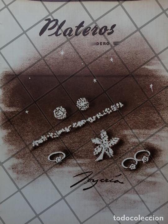 Colecionismo de cartazes: CARTEL PUBLICITARIO ANTIGUO JOYERIA PLATEROS 1951 /877