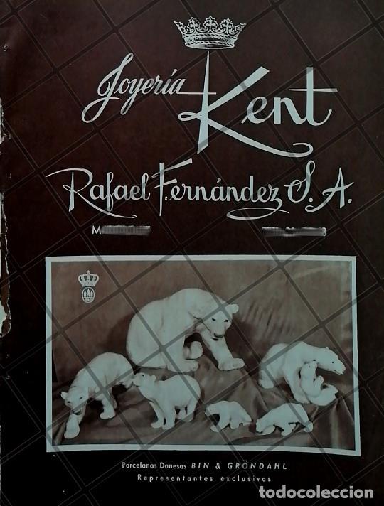 Colecionismo de cartazes: CARTEL ANTIGUO JOYERIA KENT. RAFAEL FERNANDEZ 1951 /879