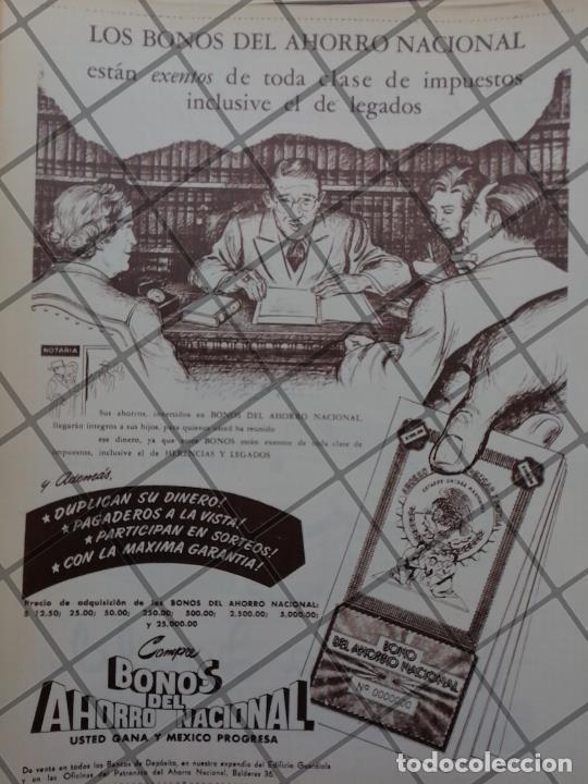 Colecionismo de cartazes: CARTEL ANTIGUO LANZAN BONOS DEL AHORRO NACIONAL 1951