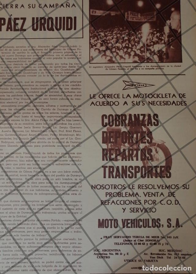 Colecionismo de cartazes: CARTEL ANTIGUO ORIGINAL DE MOTOCICLETAS ISLO Y OTROS 1960s