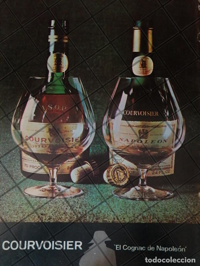 Sammeln von Plakaten: CARTEL PUBLICIDAD ANTIGUA VINOS COURVOISIER 1973 -616