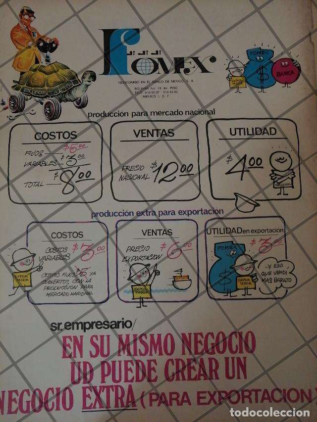 Sammeln von Plakaten: CARTEL RETRO ORIGINAL. FOMEX DEL BANCO DE MEXICO 1970 /153