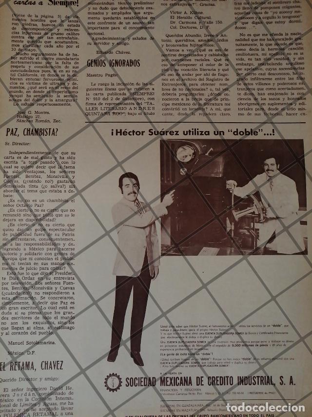 Collectionnisme d'affiches: CARTEL RETRO HECTOR SUAREZ. SOCIEDAD MEXICANA DE CREDITO INDUSTRIAL 1970