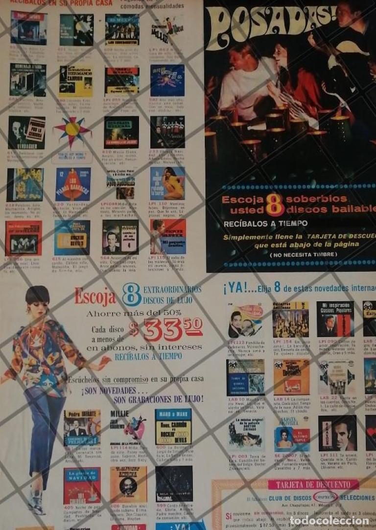 Collectionnisme d'affiches: CARTEL RETRO ORIGINAL. CLUB DE DISCOS ORFEON. 1960s /911