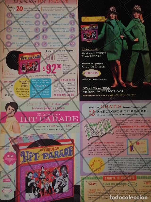 Collectionnisme d'affiches: CARTEL RETRO ORIGINAL. CLUB DE DISCOS ORFEON. 1960s /910