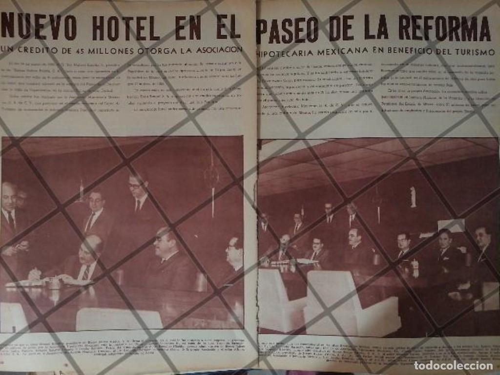Sammeln von Plakaten: AFICHE ANTIGUO CONTRUYEN HOTEL ARISTOS 1967 CDMX