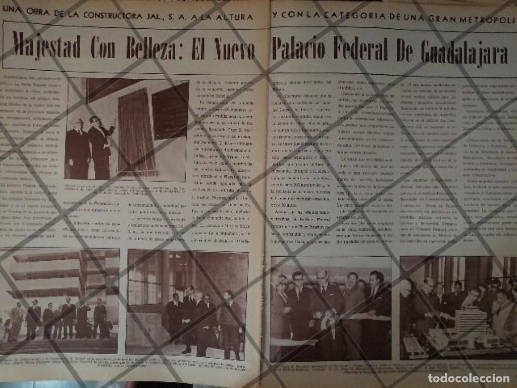 Sammeln von Plakaten: AFICHE RETRO INAUGURAN PALACIO FEDERAL DE GUADALAJARA 1970