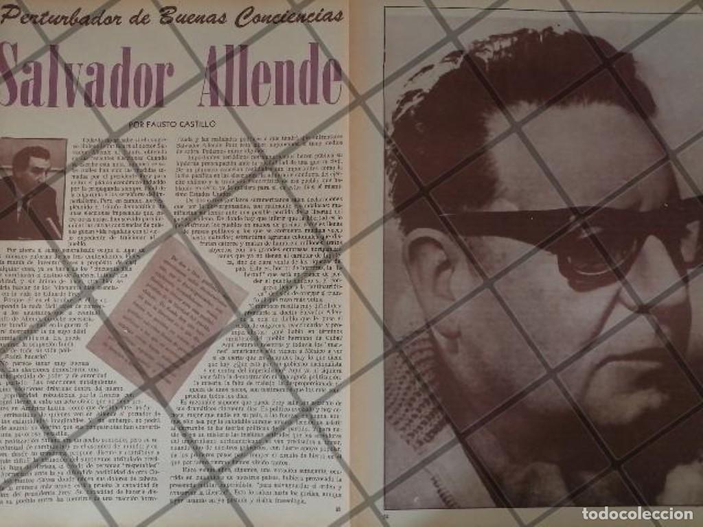 Sammeln von Plakaten: AFICHE RETRO SALVADOR ALLENDE ELECTO, CONTROVERSIA 1970