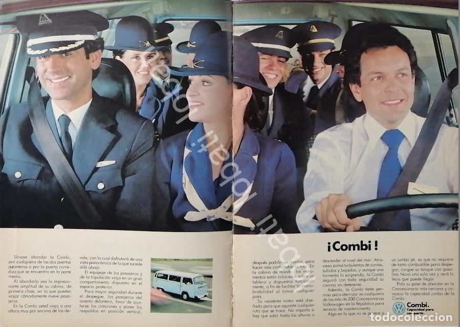 Sammeln von Plakaten: CARTEL ANTIGUO ORIGINAL DE AUTOS VOLKSWAGEN COMBI 1980 /639