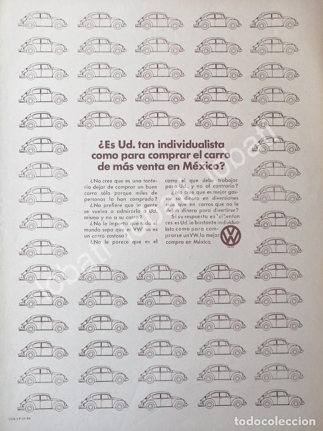 Sammeln von Plakaten: CARTEL ANTIGUO ORIGINAL DE AUTOS VOLKSWAGEN VOCHO 1970 /645