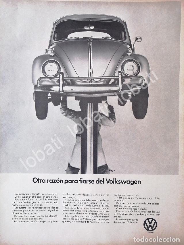 Collectionnisme d'affiches: CARTEL ANTIGUO ORIGINAL DE AUTOS VOLKSWAGEN VOCHO 1967 /657 (T. GRANDE)