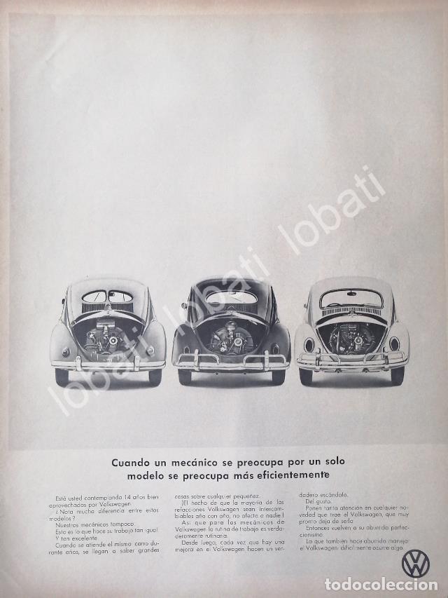 Collectionnisme d'affiches: CARTEL ANTIGUO ORIGINAL DE AUTOS VOLKSWAGEN VOCHO 1967 /658 (T. GRANDE)