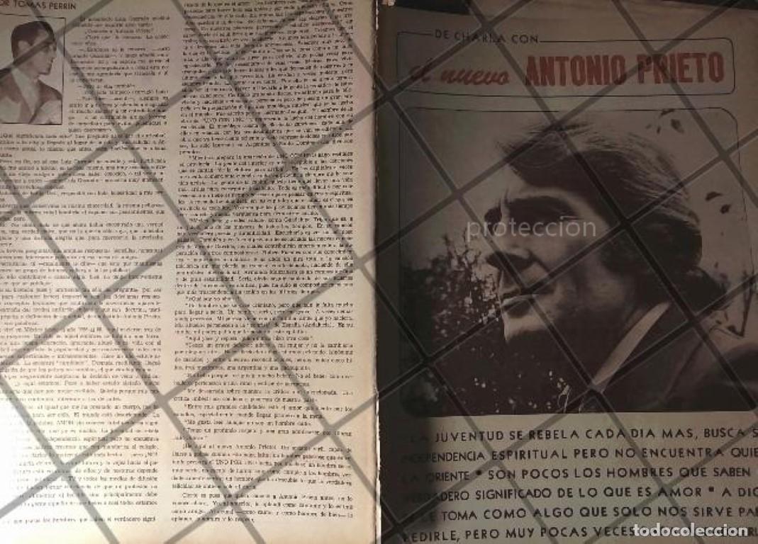 Collectionnisme d'affiches: AFICHE RETRO TOMAS PERRIN ENTREVISTA A ANTONIO PRIETO MARTIN 1970