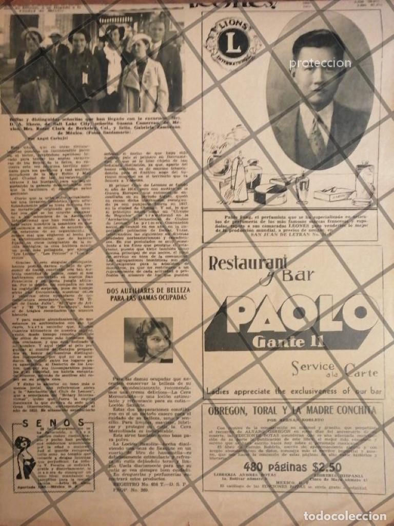 Poster collecting: AFICHE RETRO. ORIGINAL. 1935 PABLO FONG ESPIA CHINO EN MEXICO