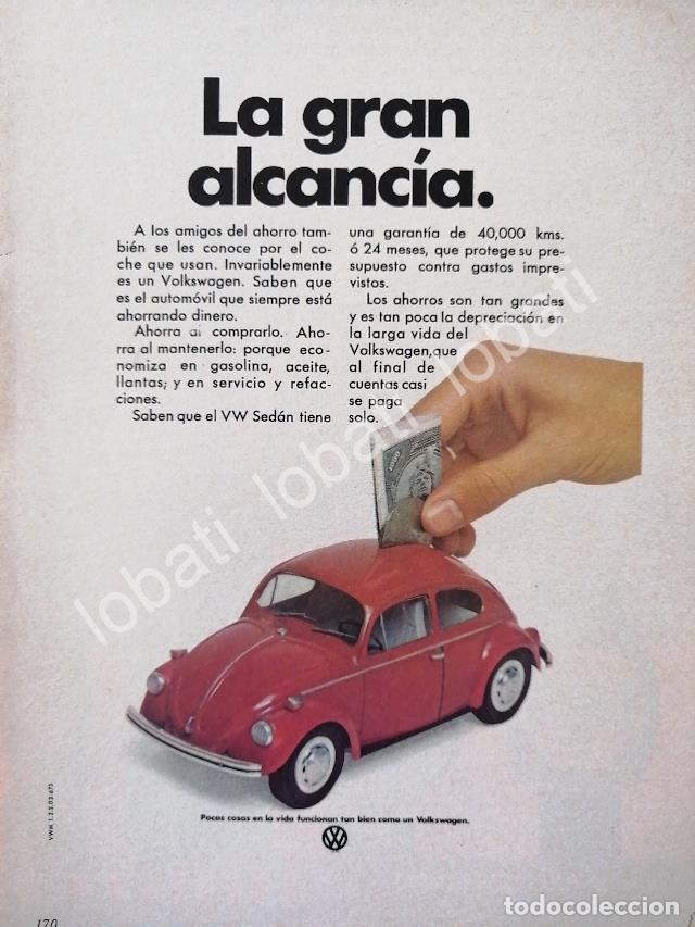 Poster collecting: CARTEL ANTIGUO ORIGINAL DE AUTOS VOLKSWAGEN VOCHO 1973 /669