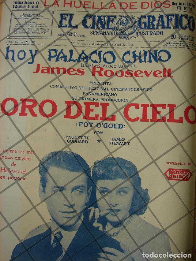 Poster collecting: CARTEL ANTIGUO ORIGINAL PELICULA. ORO DEL CIELO 1941 /143