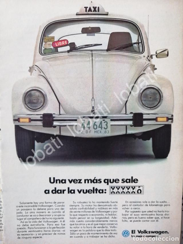 Poster collecting: CARTEL ANTIGUO ORIGINAL DE AUTOS VOLKSWAGEN VOCHO 1982 /681 (T.CHICO)