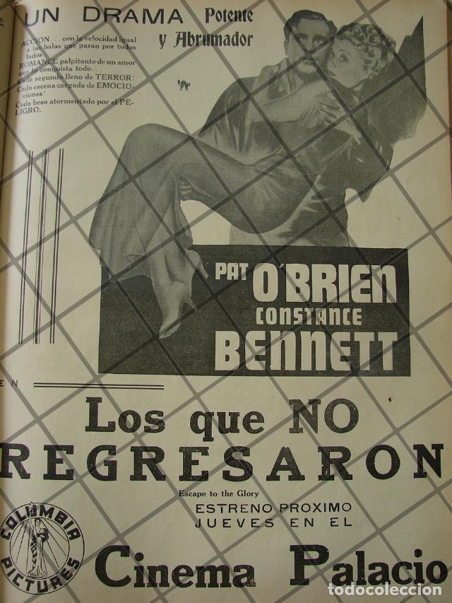 Poster collecting: CARTEL ANTIGUO ORIGINAL PELICULA. LOS QUE NO REGRESARON /148
