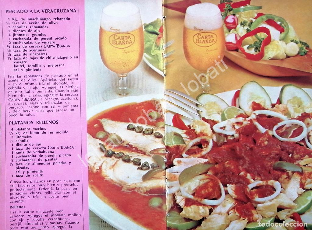 Collectionnisme d'affiches: CARTEL ANTIGUO ORIGINAL DE AFICHE PROMOCIONAL CERVEZA CARTA BLANCA 1970s /181