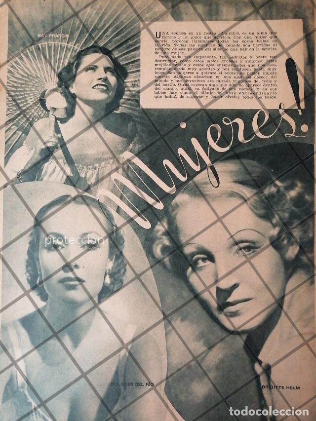 Collectionnisme d'affiches: AFICHE ANTIGUO ORIGINAL. DOLORES DEL RIO Y MAS 1932