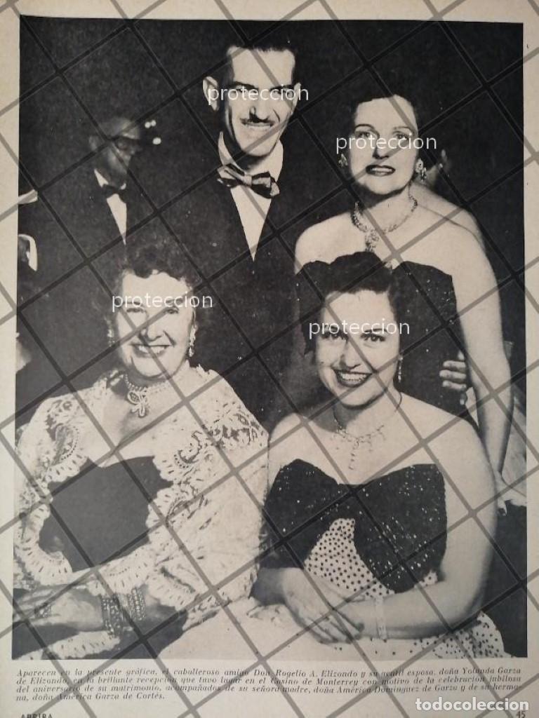 Poster collecting: AFICHE ANTIGUO ORIGINAL. ROGELIO A. ELIZONDO Y ESPOSA 1953