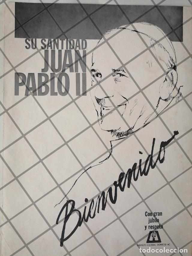 Poster collecting: AFICHE ANTIGUO ORIGINAL. VISITA DEL PAPA A MEXICO 1979 CASA DOMECQ