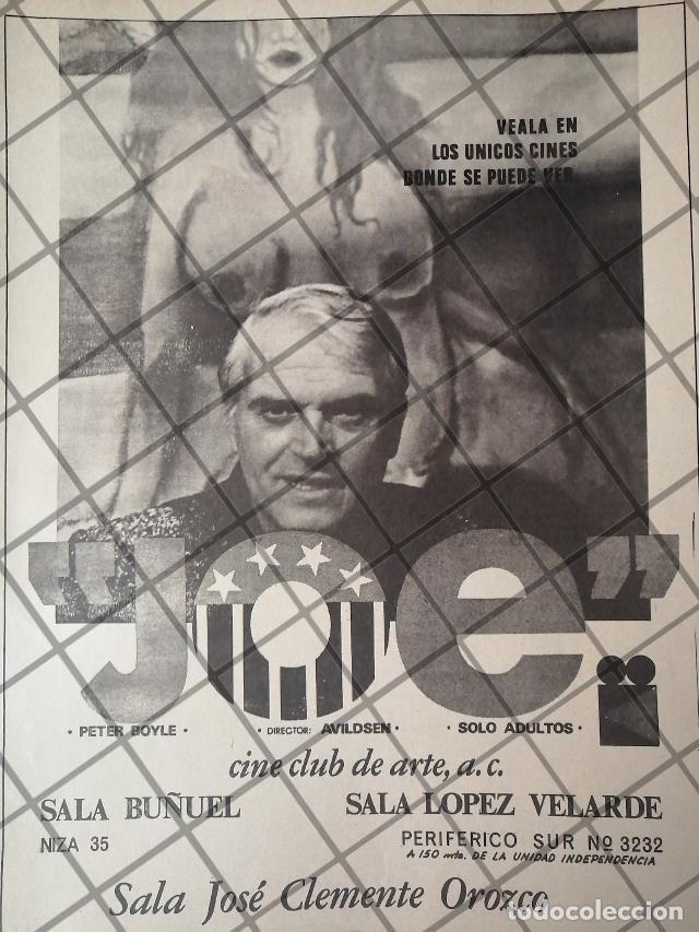 Poster collecting: AFICHE ANTIGUO. PELICULA. JOE, CIUDADANO AMERICANO 1970