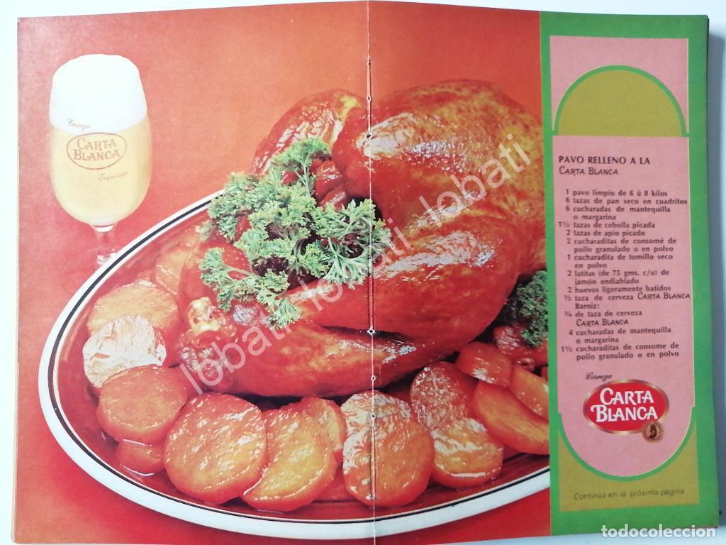 Poster collecting: CARTEL ANTIGUO ORIGINAL DE AFICHE PROMOCIONAL CARTA BLANCA 1970s /211