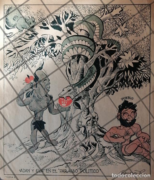 Sammeln von Plakaten: CARICATIRA ANTIGUA. 1945 DE CAYETANO CALOCA VALLE /POLITICA