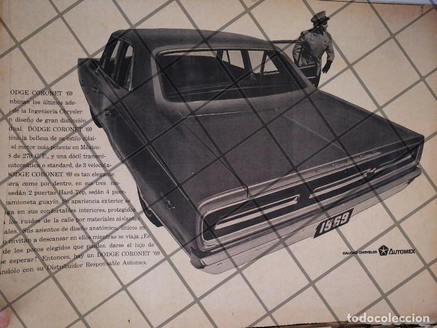 Sammeln von Plakaten: CARTEL RETRO ORIGINAL AUTOS DODGE CORONET 1969 /1005