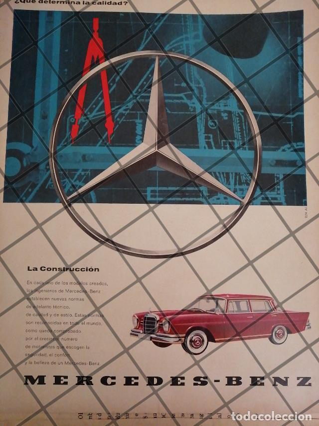 Sammeln von Plakaten: CARTEL RETRO ORIGINAL AUTOS MERCEDES BENZ 300 1965 /1006