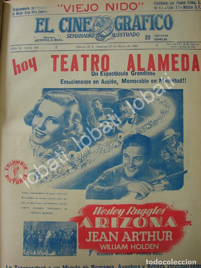 Sammeln von Plakaten: CARTEL ANTIGUO ORIGINAL DE AFICHE DE LA PELICULA. ARIZONA 1941 /N73 RARO