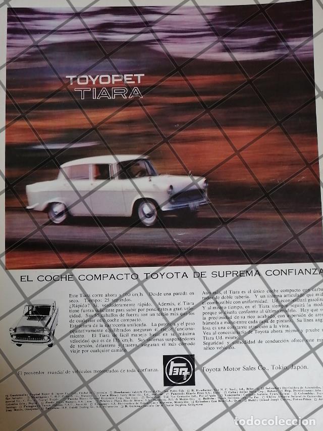 Sammeln von Plakaten: AFICHE RETRO ORIGINAL AUTOS TOYOTA TOYOPET TIARA 1961 /1017