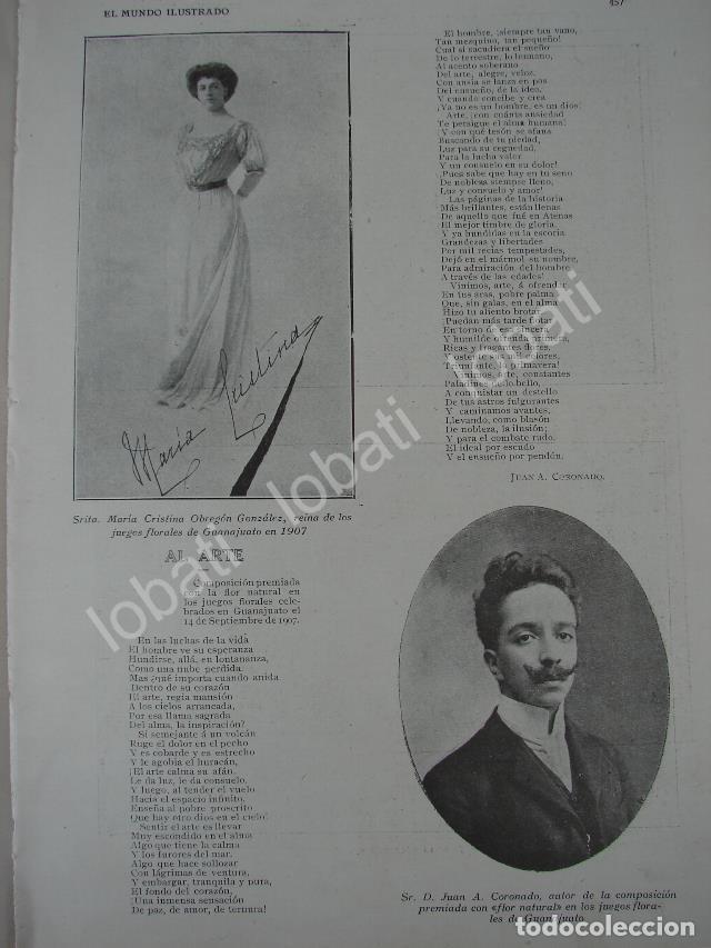 Sammeln von Plakaten: CARTEL ANTIGUO ORIGINAL DE CRISTINA OBREGON GONZALEZ & JUAN A . CORONADO 1909 /ASM