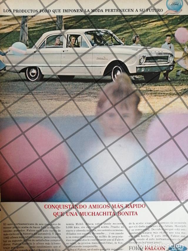 Poster collecting: CARTEL RETRO AUTOS FORD FALCON 1962 -1074