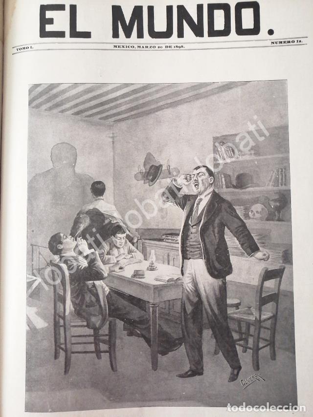 Poster collecting: PORTADA ANTIGUA ORIGINAL 1898 ESTUDIANTES. POR: JOSE MARIA VILLASANA