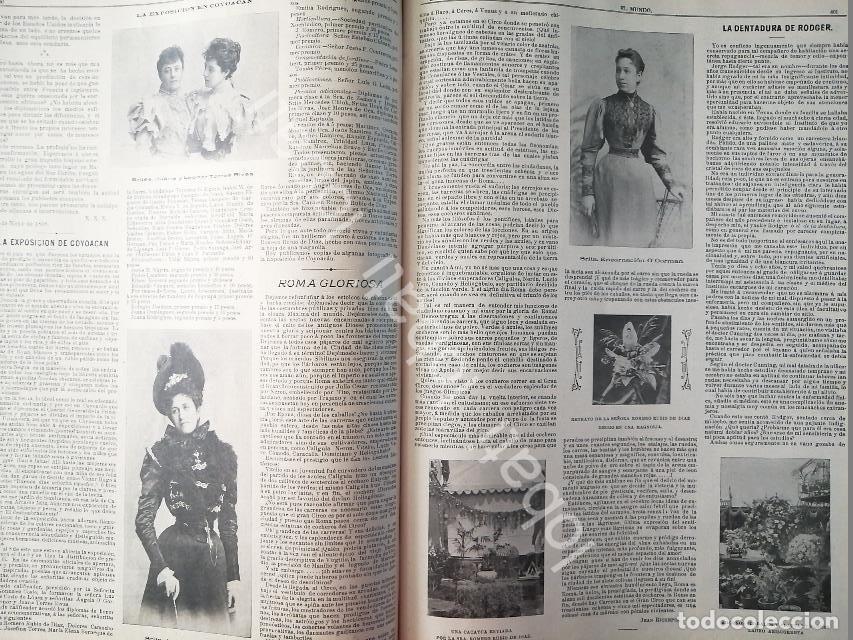 Collectionnisme d'affiches: CARTEL ANTIGUO ORIGINAL DE EXPOSICION FLORAL EN COYOACAN & OTRAS NOTAS 1898