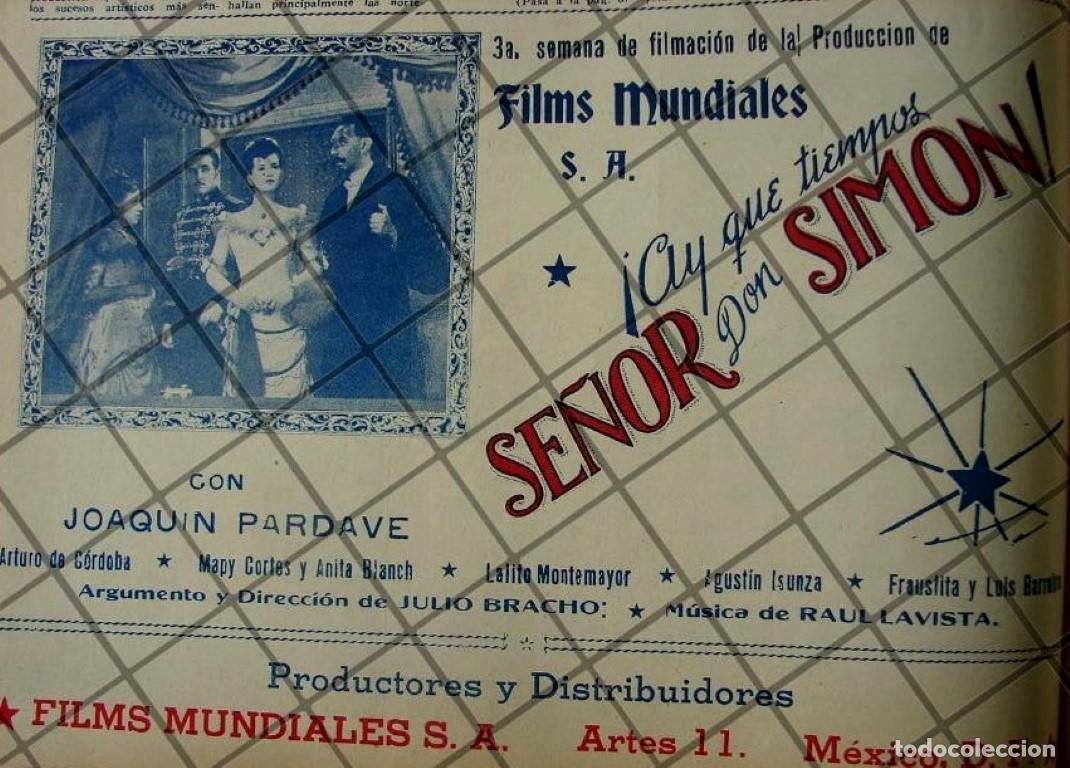 Collectionnisme d'affiches: CARTEL VINTAGE PROCESO FILMACION PELICULA HAY QUE TIEMPOS SE&Ntilde;OR DON SIMON