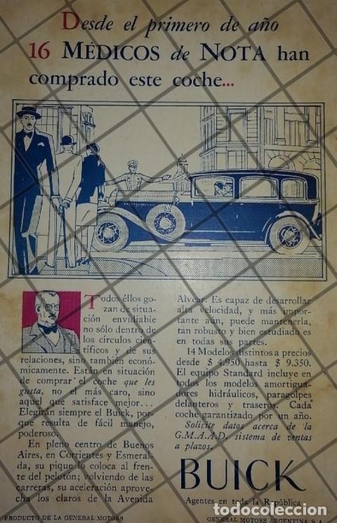 Collectionnisme d'affiches: CARTEL VINTAGE ORIGINAL AUTOS BUICK 1926 DELUXE. -1104 RARO