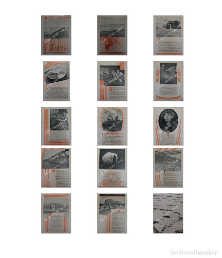 Collectionnisme d'affiches: CARTEL ANTIGUO ORIGINAL DE 15 AFICHES DE LA FUNDIDORA MONTERREY 1943