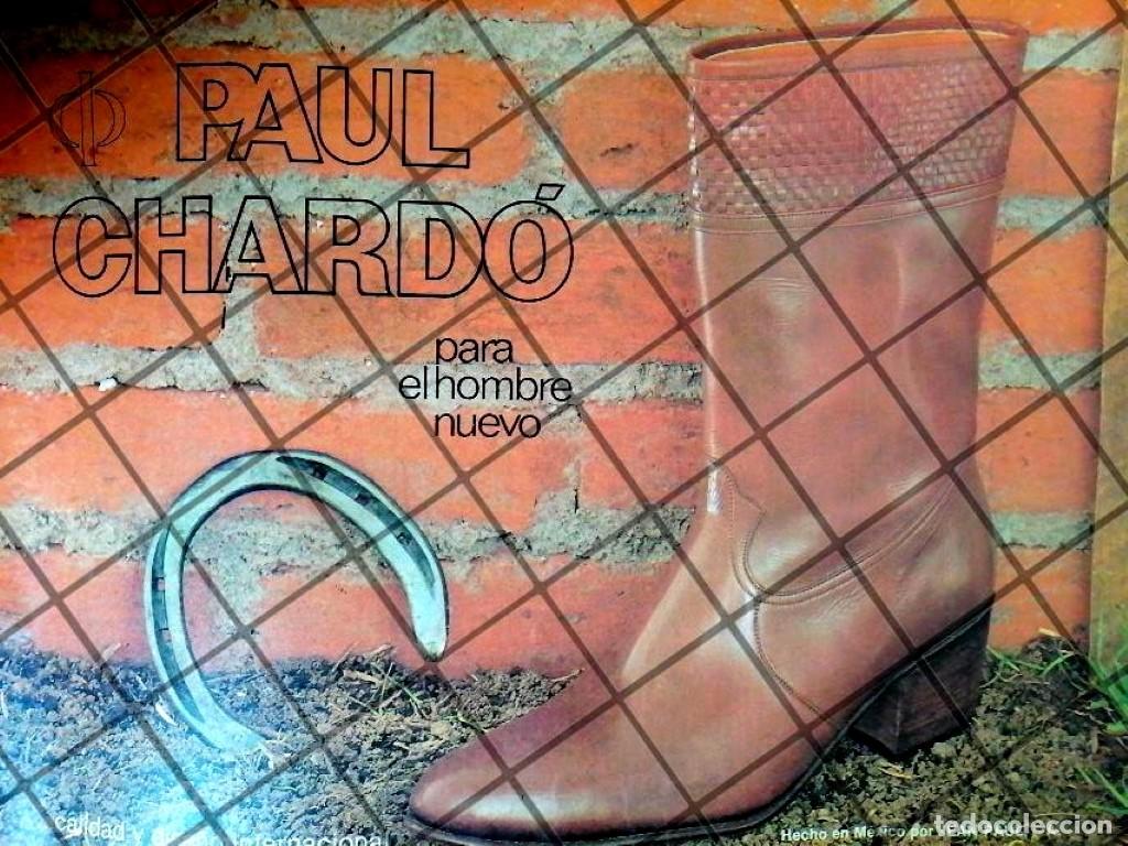 Collectionnisme d'affiches: CARTEL PUBLICITARIO RETRO 1983 BOTAS PAUL CHARDO